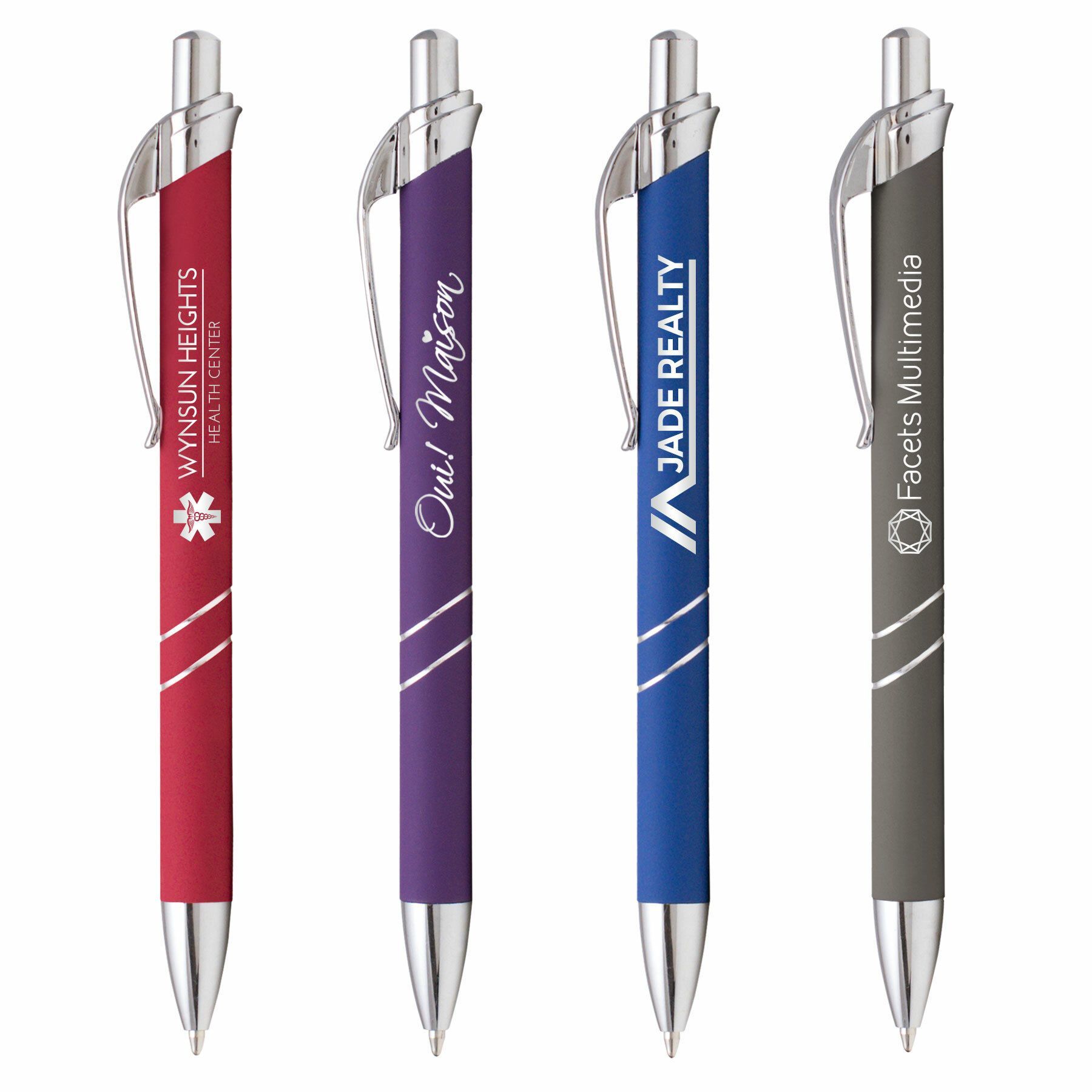 OVALESQUE SOFTY - LASER ENGRAVED METAL PEN