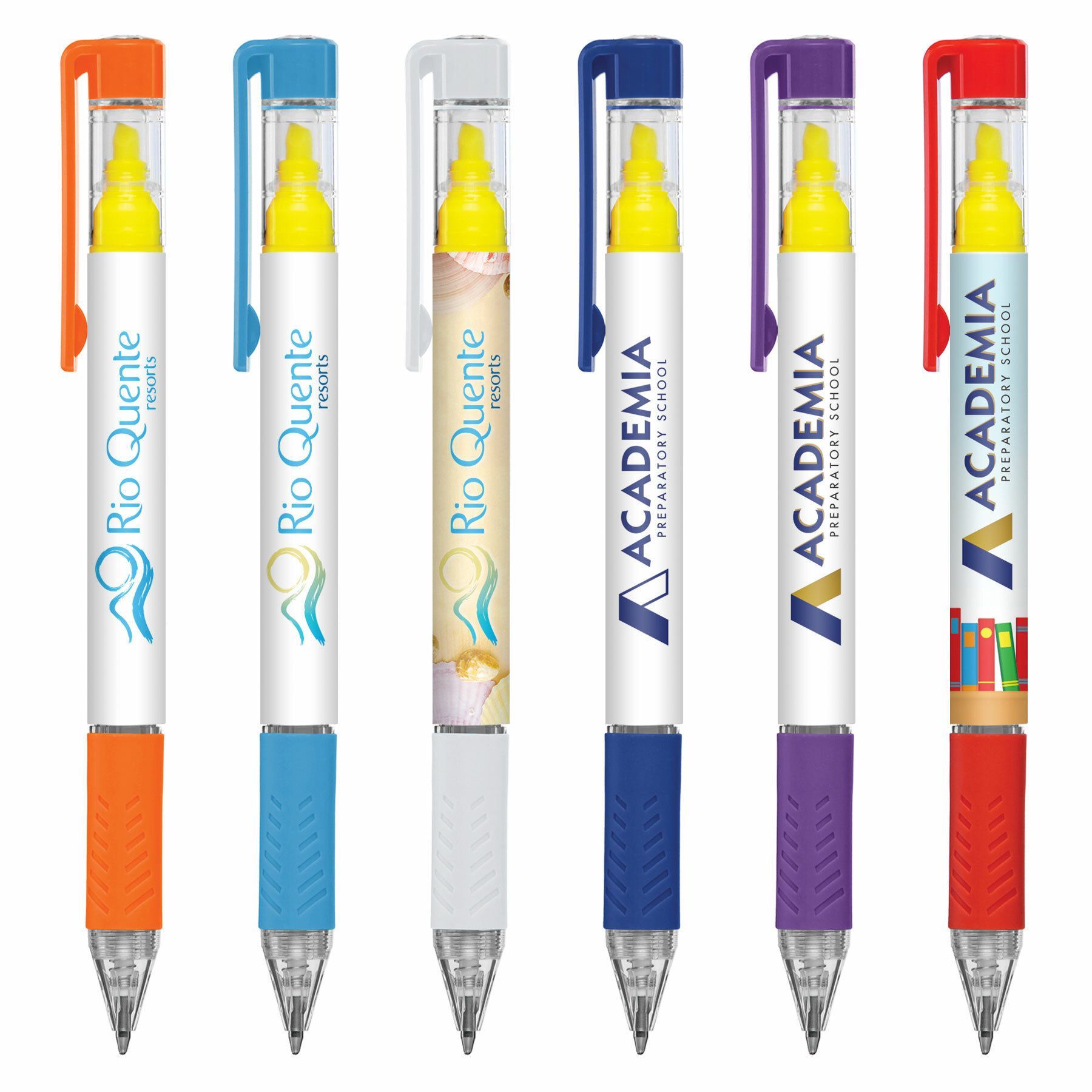 DUPLEX BRIGHTS HIGHLIGHTER AND PEN (DIGITAL FULL COLOR WRAP)