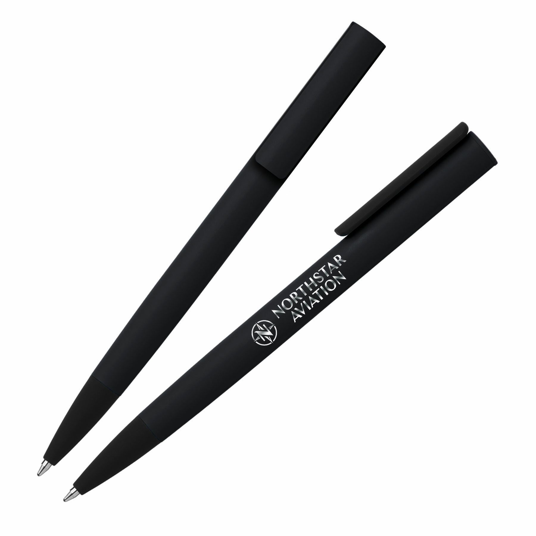 JAGGER MIDNIGHT SOFTY - LASER ENGRAVED - METAL PEN