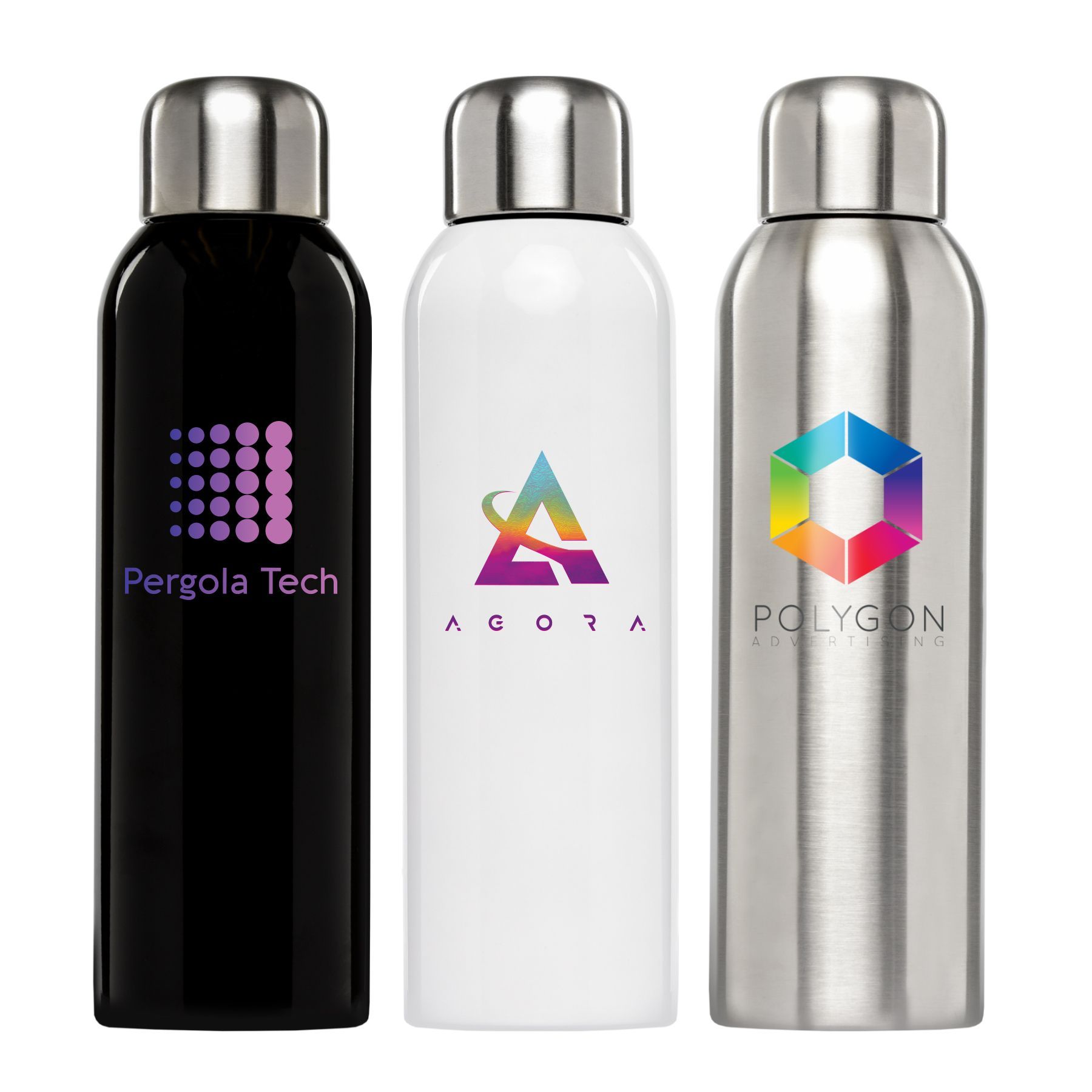 26 OZ STAINLESS STEEL BOTTLE WITH CAP- FULL COLOR