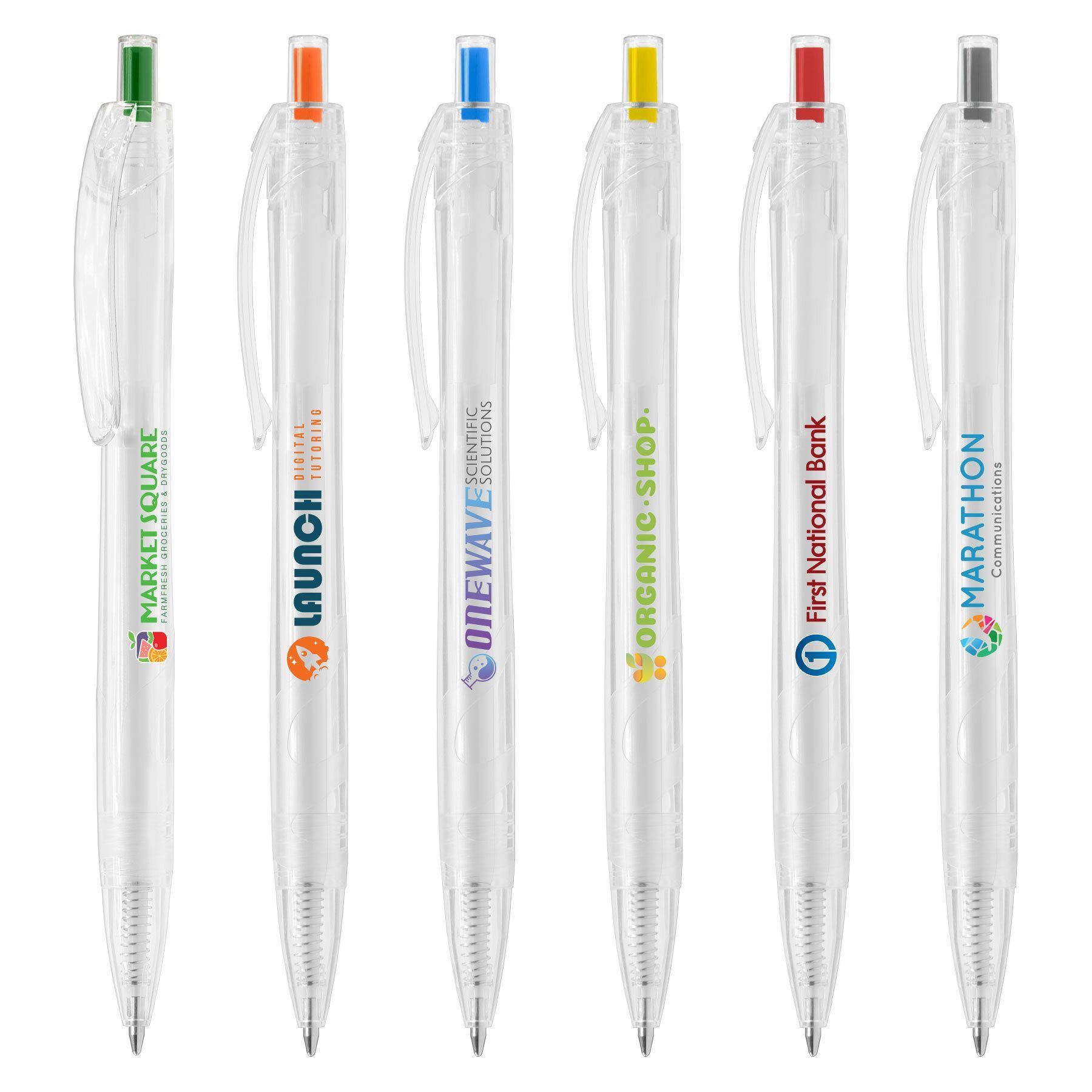AQUA CLEAR - ECO RECYCLED PET PLASTIC PEN - COLORJET