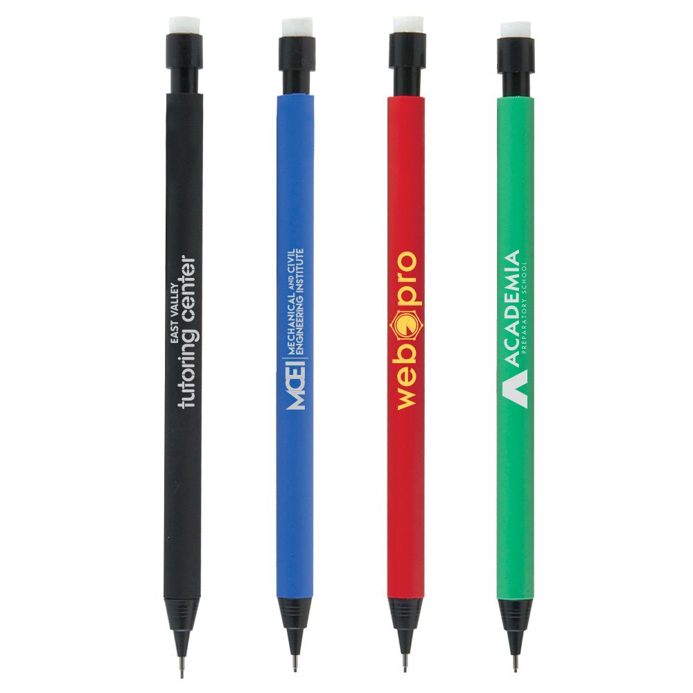 MR. PUSHY SLIM MECHANICAL PENCIL W/ BLACK TRIM (WITHOUT CLIP)