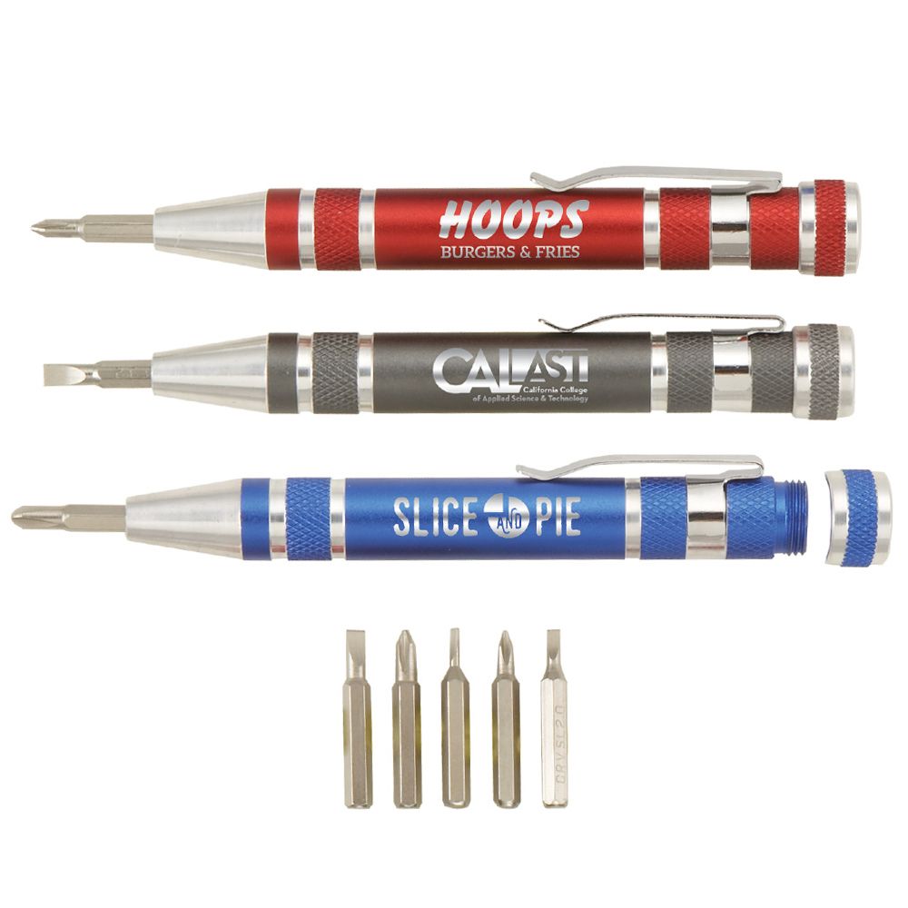 PERFORMER - LASER ENGRAVED - MULTI-HEAD SCREWDRIVER SET