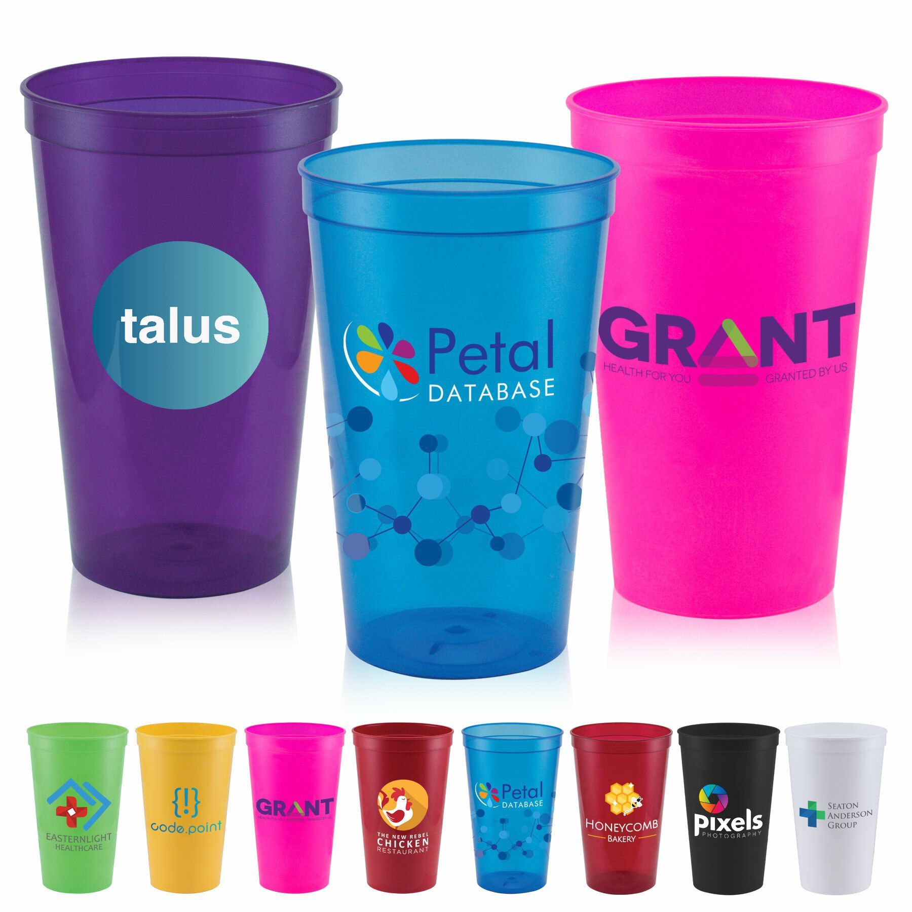 TOUCHDOWN - COLORJET - FULL COLOR 22 OZ. STADIUM CUP