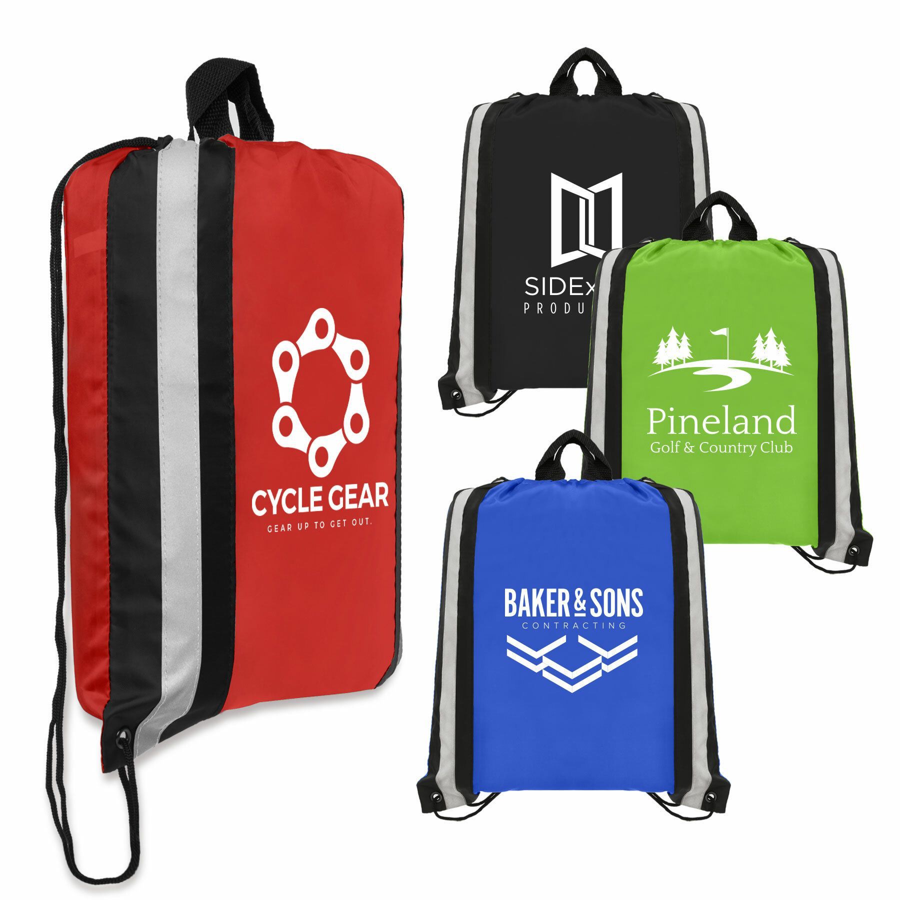 KLONDIKE - 210D POLYESTER DRAWSTRING BACKPACK