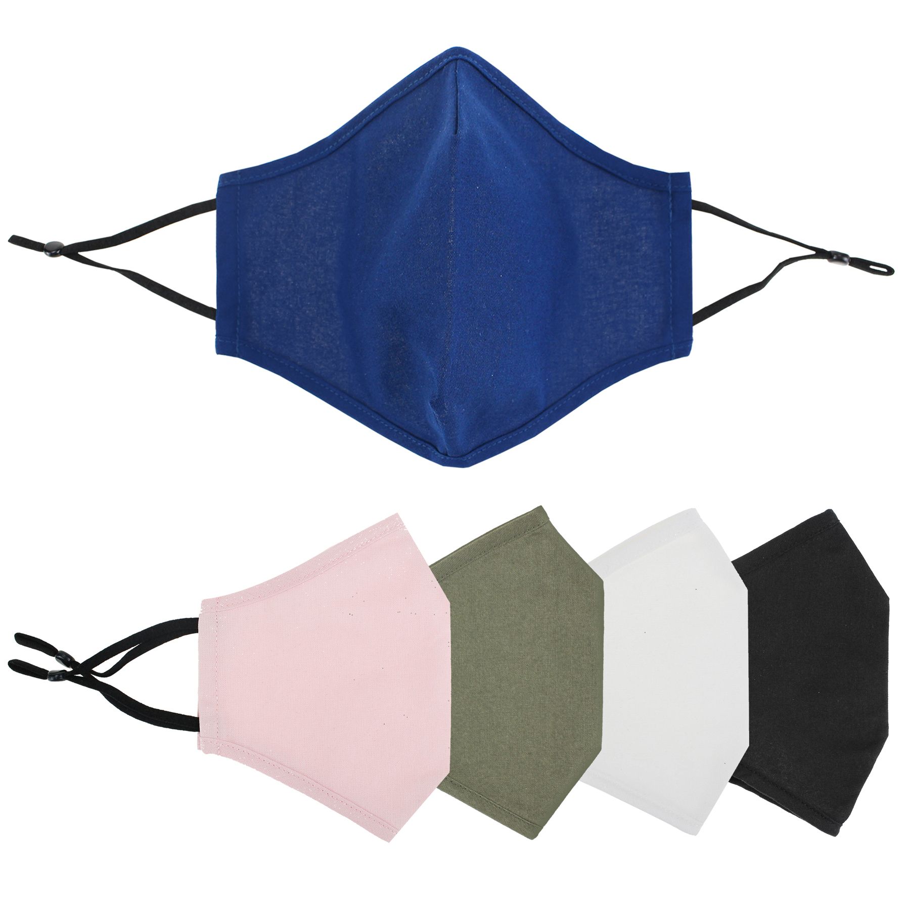 Urban Premium 3D Cotton Mask + Antimicrobial Additive - Bulk Blank (unimprinted)