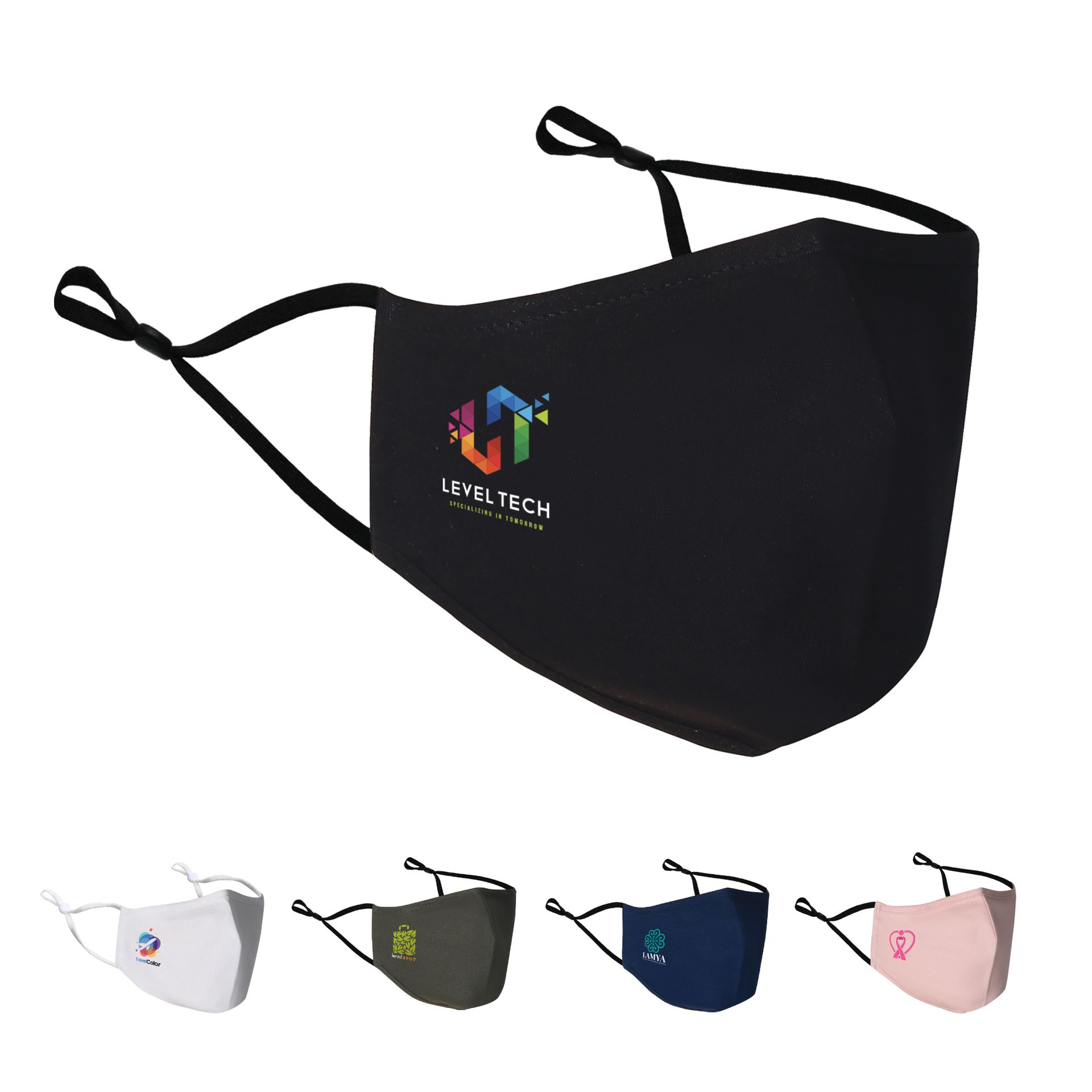 Urban Premium 3D Cotton Mask + Antimicrobial Additive - ColorJet