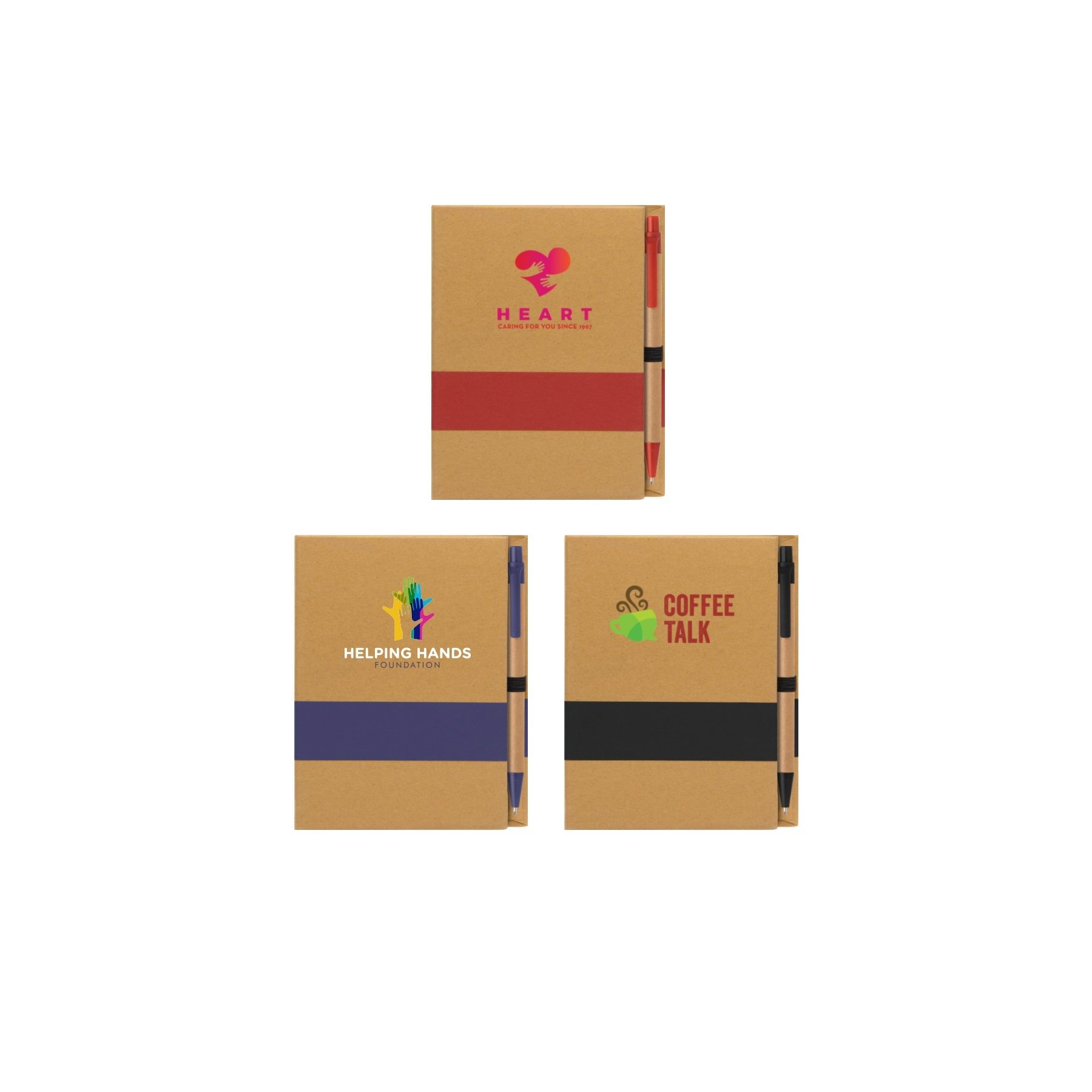 KOLBERT - ECO NOTEPAD & PEN SET - COLORJET