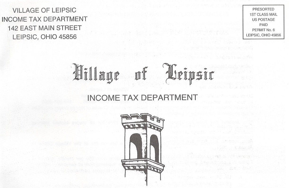 Village of Leipsic Income Tax Information and Forms