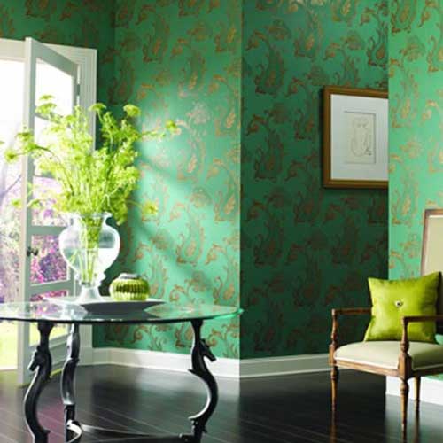 Green and gold wallpaper - Paint Supplies in Newburgh, NY