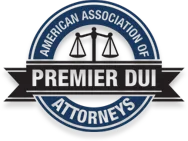 The logo for the american association of premier dui attorneys