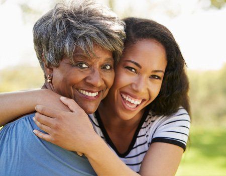 Cosmetic Dentist — Senior Mother with Adult Daughter in Hoover, AL