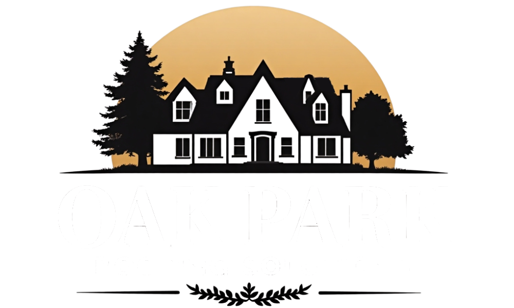 oak park roofing solutions business logo