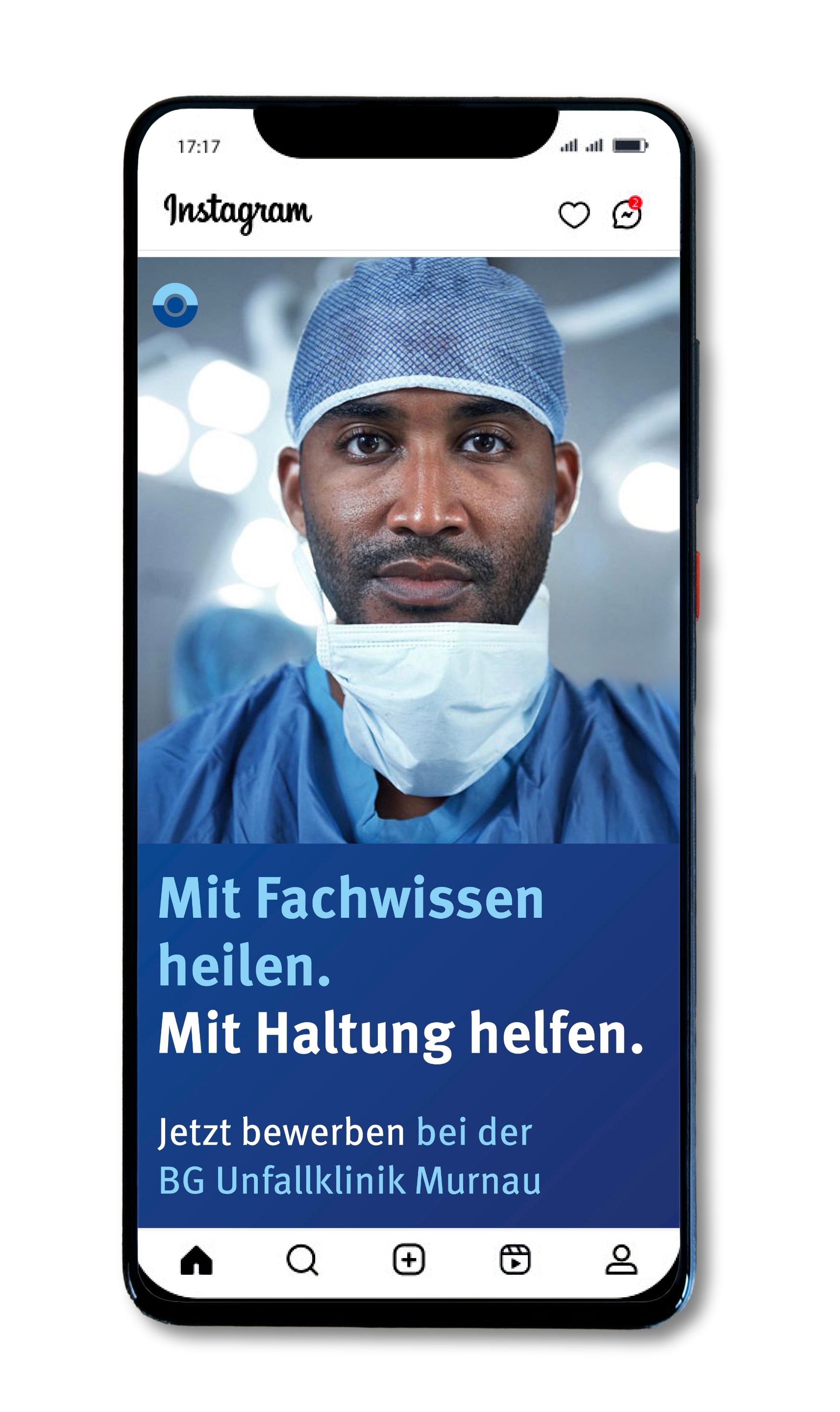 Beispiel Recruiting-Motiv für Instagram