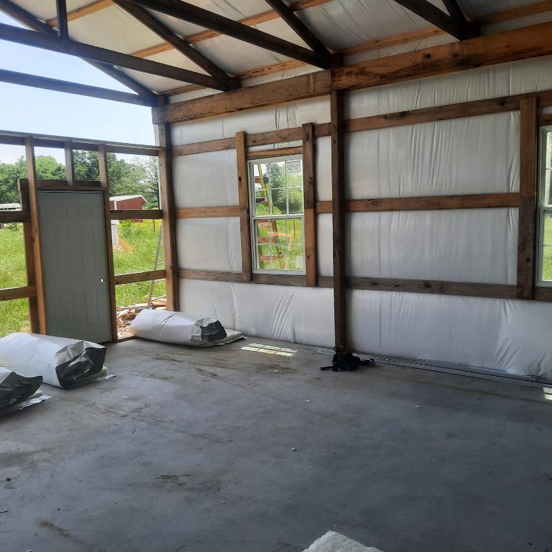 The inside of a building with a lot of windows