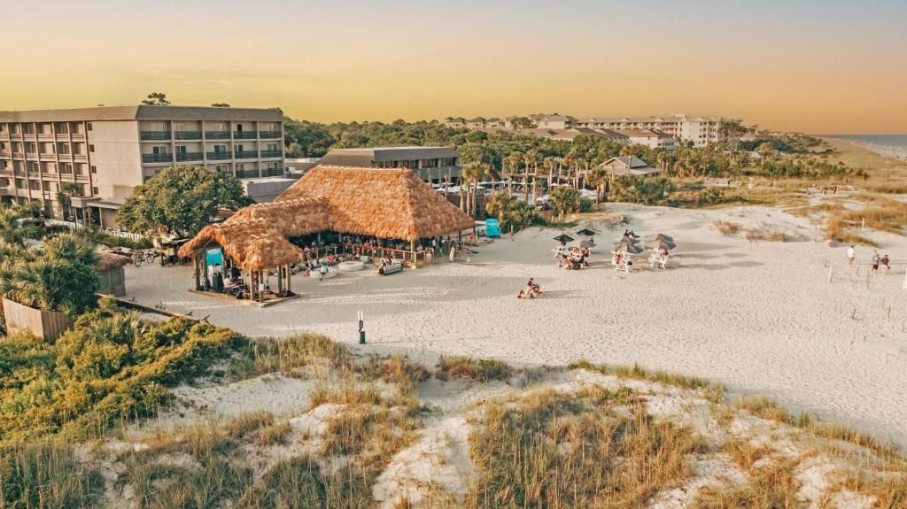 Beach House Hilton Head Island renovated 2024 11 million dollar Tiki Hut pool beachfront pavilion South Carolina