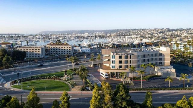 DoubleTree by Hilton San Diego Bayside renovated harbor hotel near the airport in San Diego California