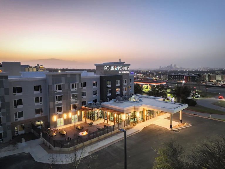Four Points by Sheraton Austin Airport new hotel exterior near Austin Bergstrom International Airport Texas