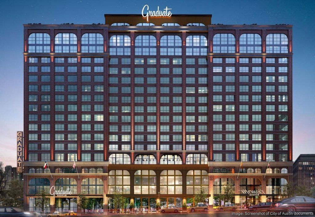 Graduate Austin hotel concept at 1800 Guadalupe Street near University of Texas Austin Texas