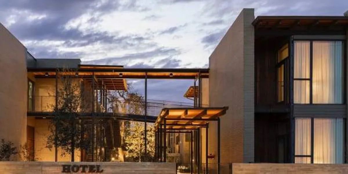 Hotel Saint Augustine Houston Montrose neighborhood Menil Collection boutique hotel courtyard pool opened 2024