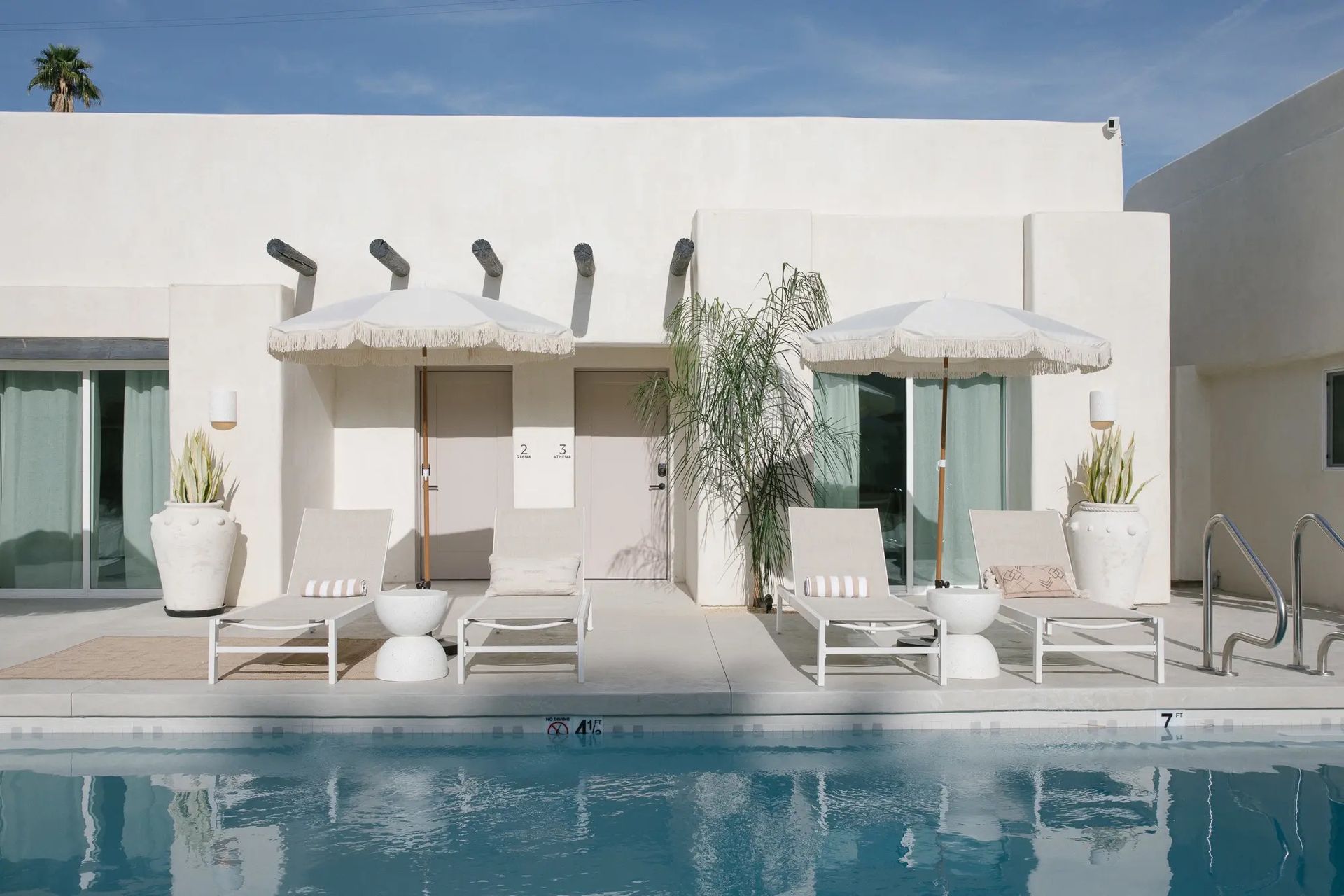 Yara Hotel Mediterranean adults-only boutique inn in Palm Springs California