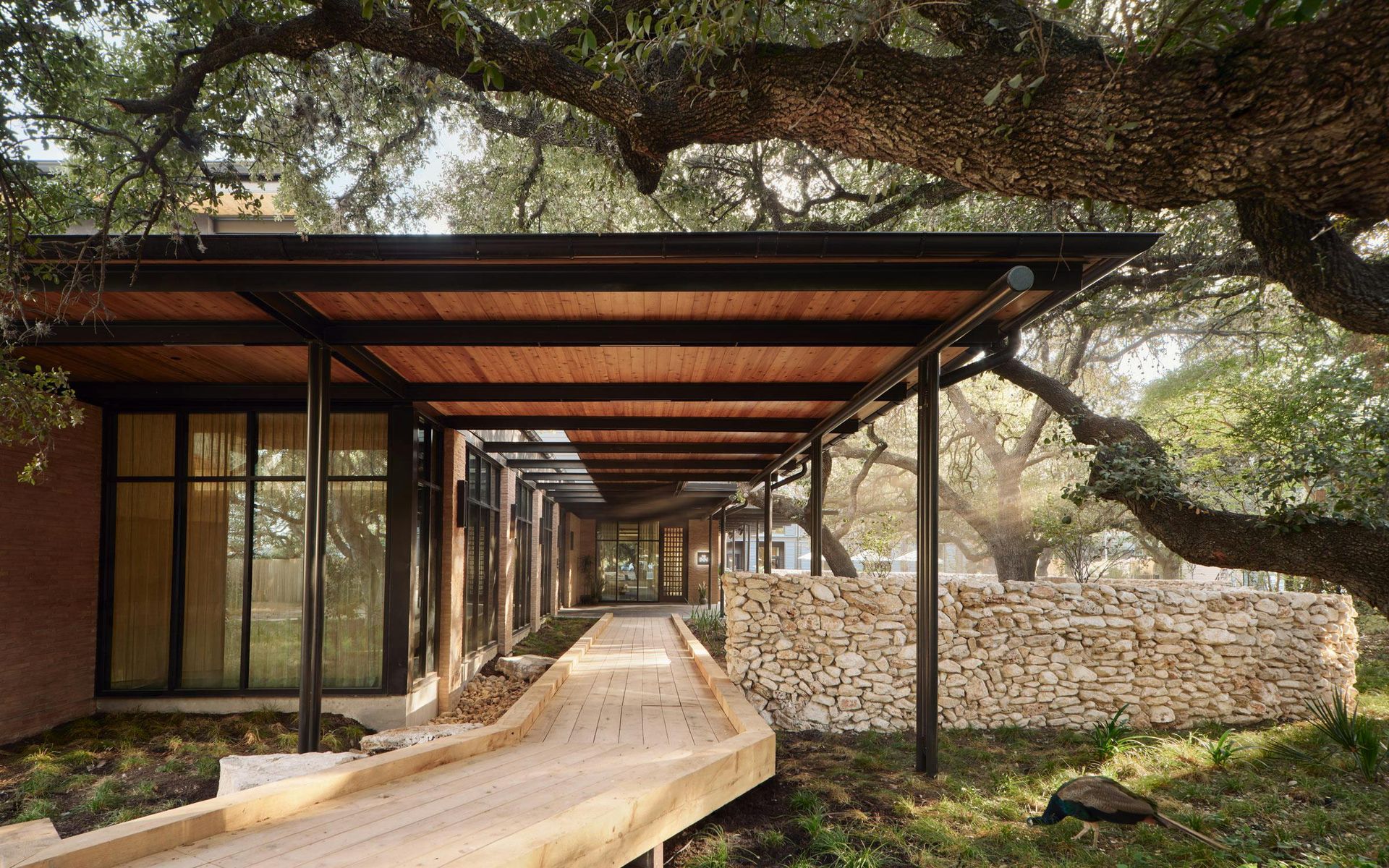 The Inn at Green Pastures boutique hotel on seven acres in Bouldin Creek neighborhood Austin Texas