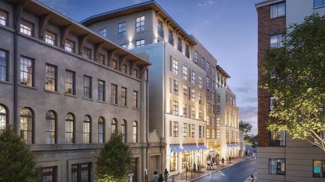 Tempo by Hilton Savannah Historic District hotel exterior in Savannah Georgia