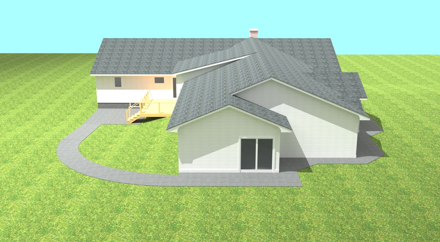 A rendering of BFAIR's new smart home in Adams, MA