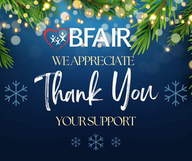 Heart of BFAIR Campaign Thank You