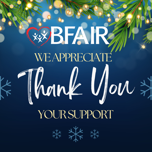 Heart of BFAIR Campaign 2023 - Thank You!