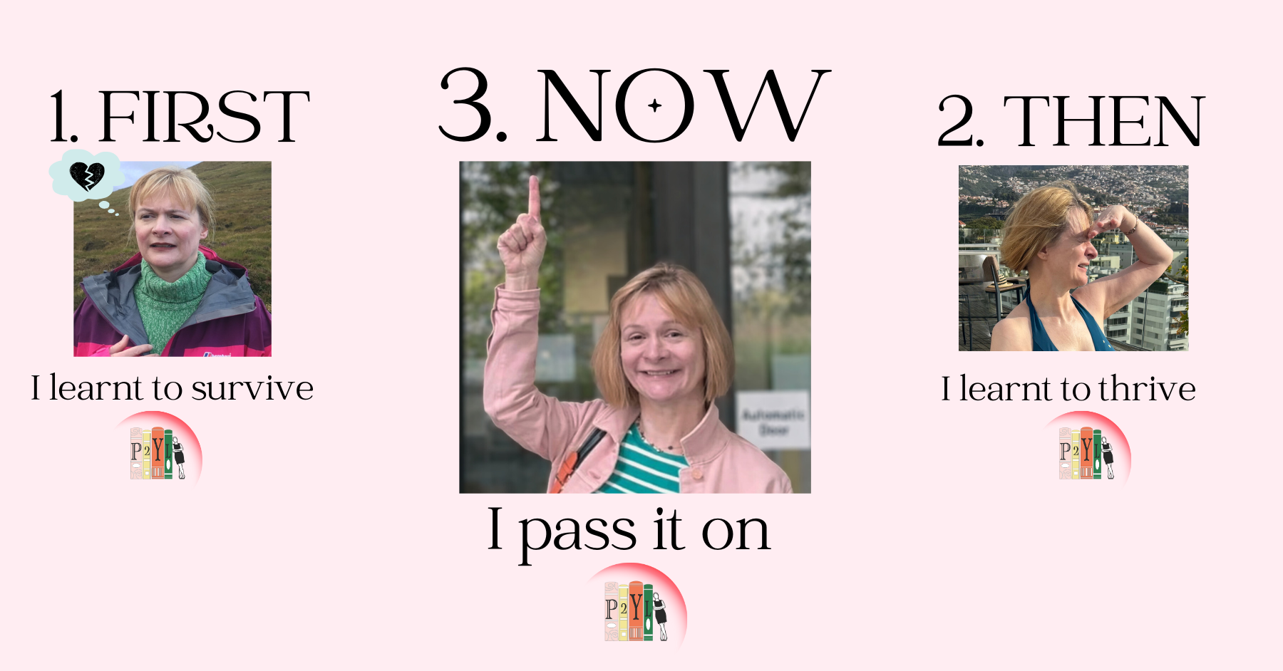 Katrina Robinson. Part 2 Of Your (Love?) Life. Woman at three stages of recovery from divorce
