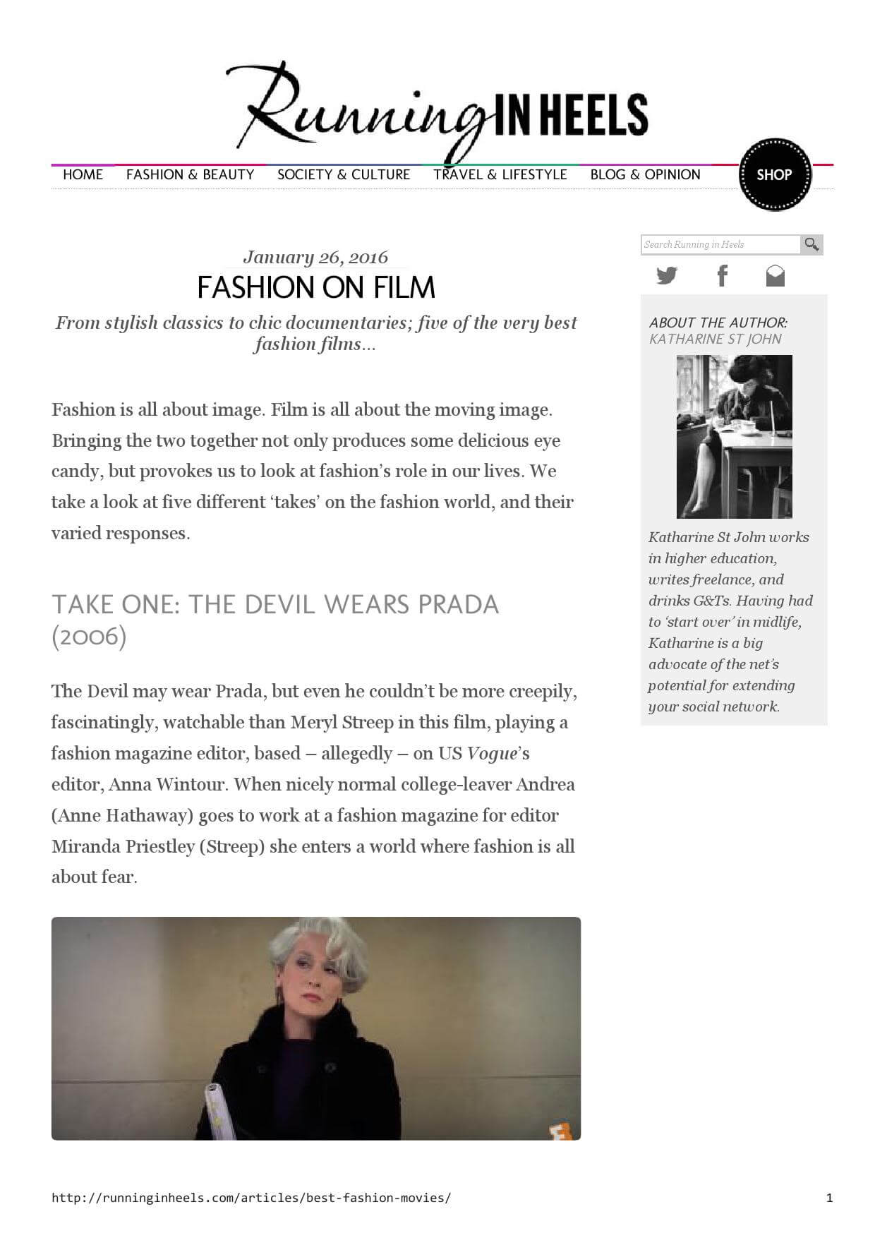 Fashion on film: five of the very best fashion films