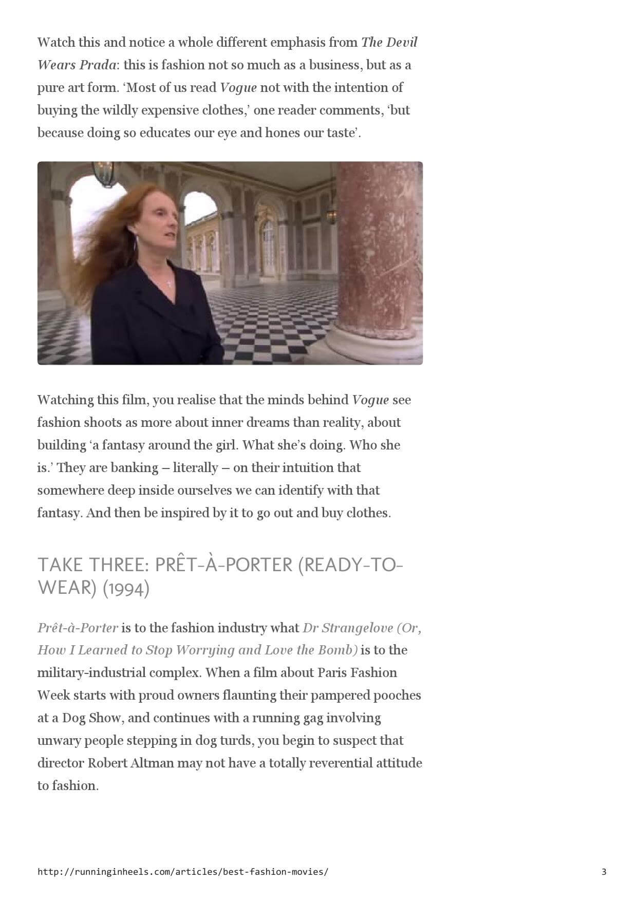 Fashion on film: five of the very best fashion films