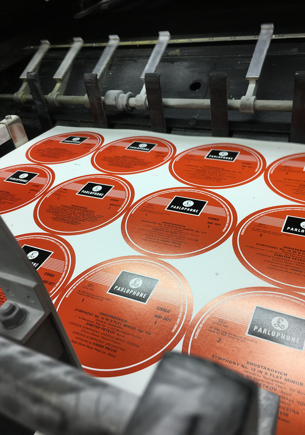 Record labels for The Electric Recording Co