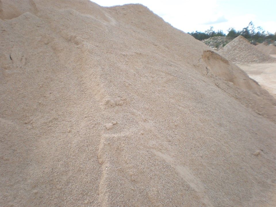 Pile of Light-colored Sand in an Outdoor Setting — Australian Sandstone Products In Helidon, QLD