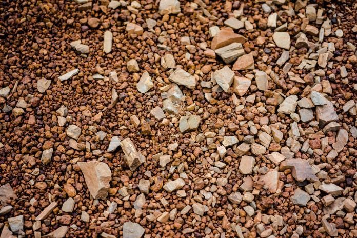 Pile of Brown Gravel and Rocks on the Ground — Australian Sandstone Products In Maleny, QLD
