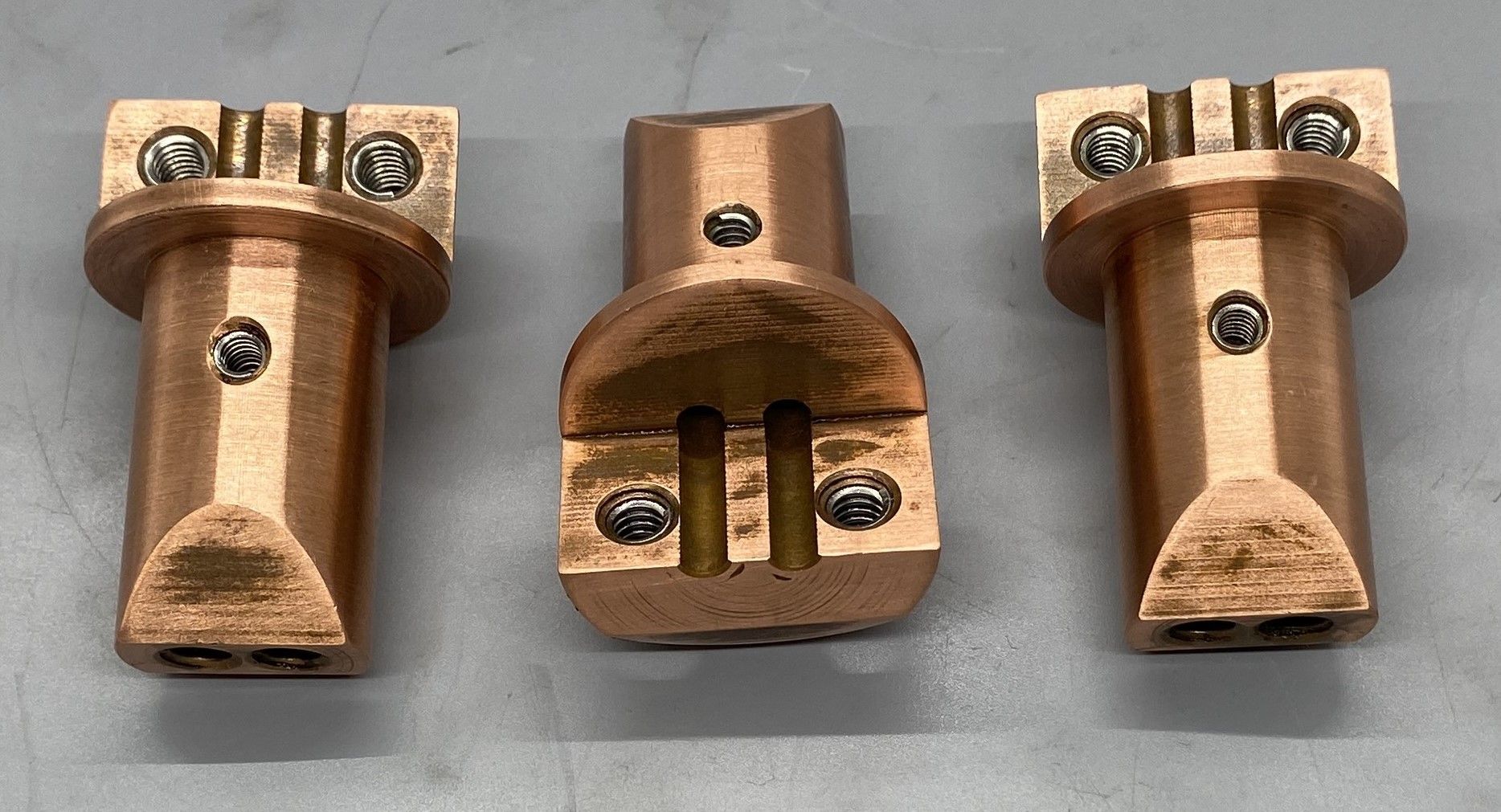 machined copper details