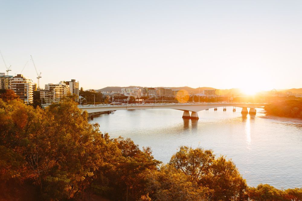 Modern Australian City at Sunset — Arborist in Geebung, QLD
