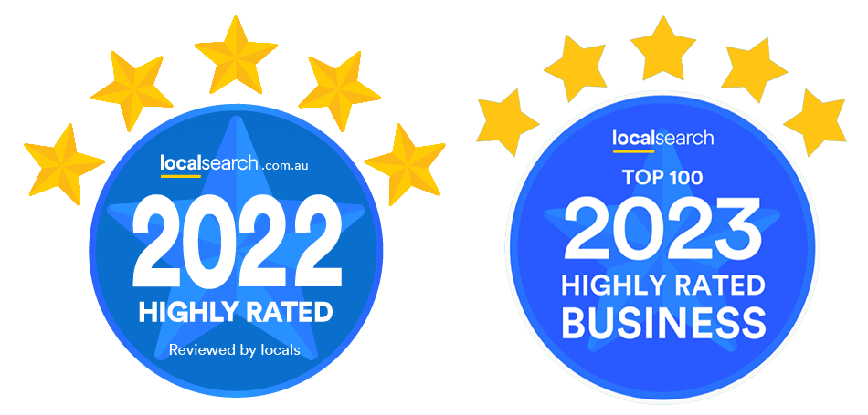 Localsearch 2022 and 2023 Top 100 Highly Rated Business