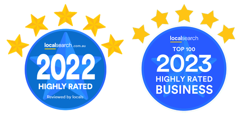 Localsearch 2022 and 2023 Top 100 Highly Rated Business