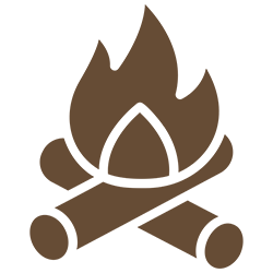 icona legna che arde