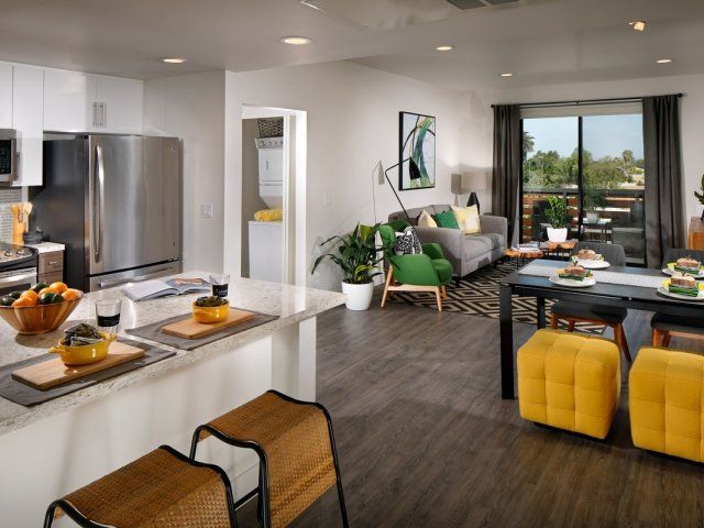 Apartment Living Area | Del Oro on Broadway, Chula Vista CA