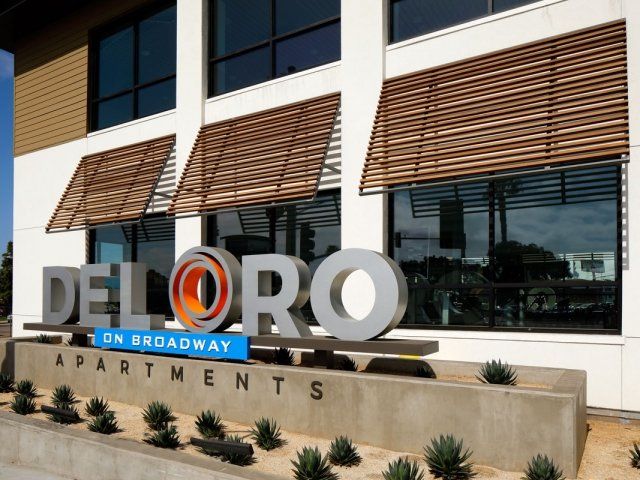 Exterior Sign | Del Oro on Broadway, Chula Vista CA