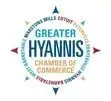 The logo for the greater hyannis chamber of commerce.