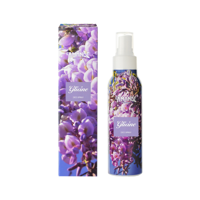 L'Amande - Déodorant Spray Femme Sans Alcool, Doux Et Naturel Pour Peaux Sensibles, Anti-Irritations, Sans Sels D'Aluminium, Aux Senteurs De Mimosa, Jasmin Et Glycine, 100 Ml 