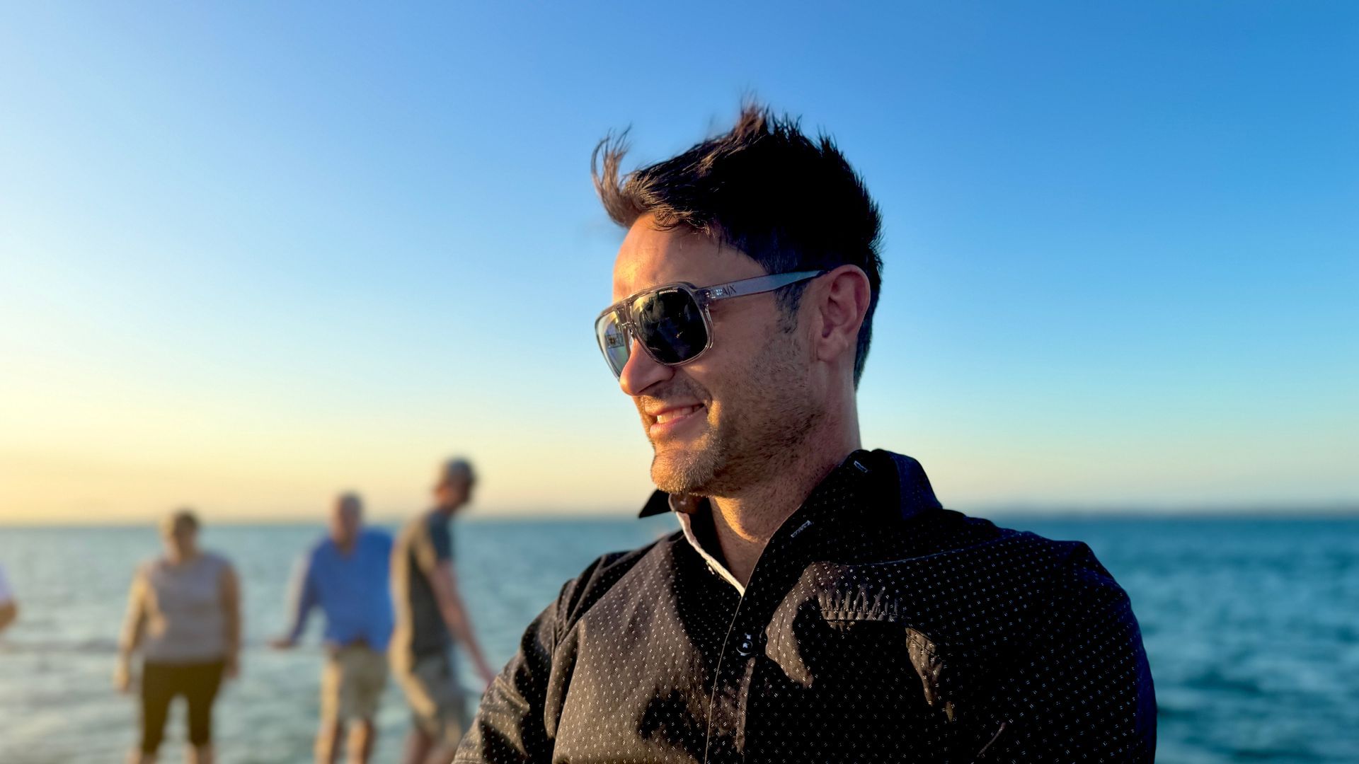 View from A Boat Helm, Overlooking a River — YKnot Cruises in Nelson Bay, NSW