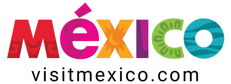 Mexico tourism logo: colorful text