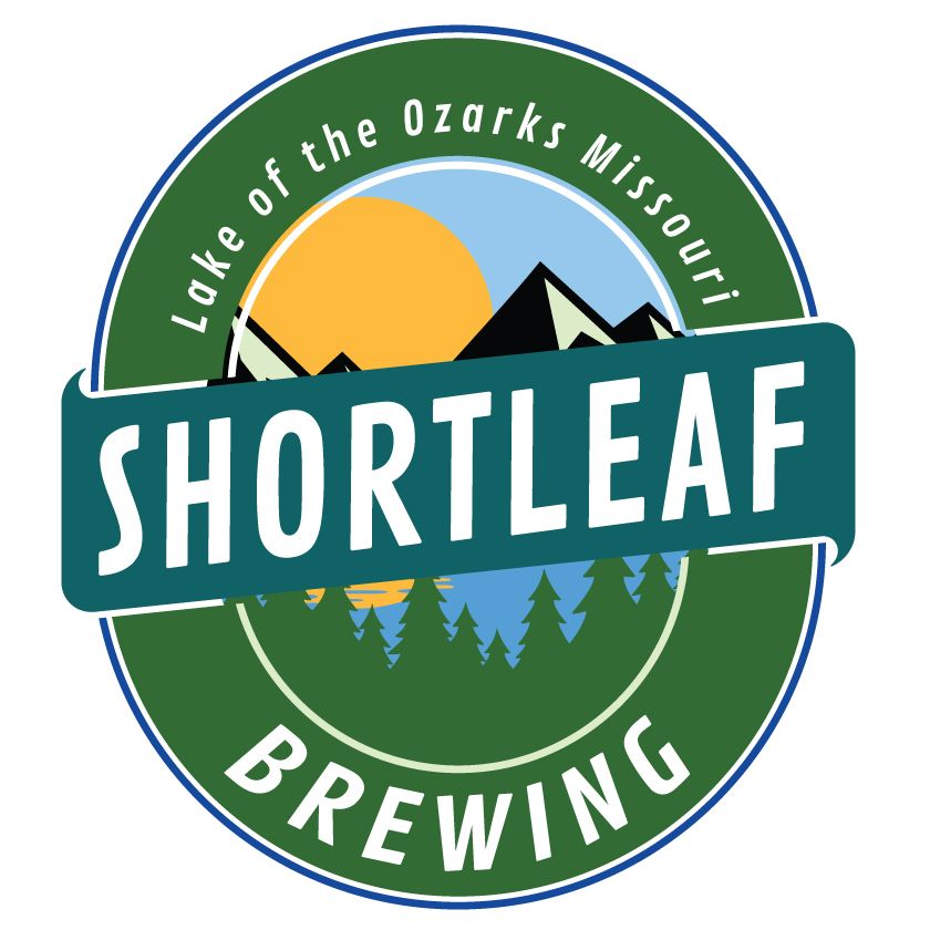 Shortleaf Brewing logo: round emblem with 