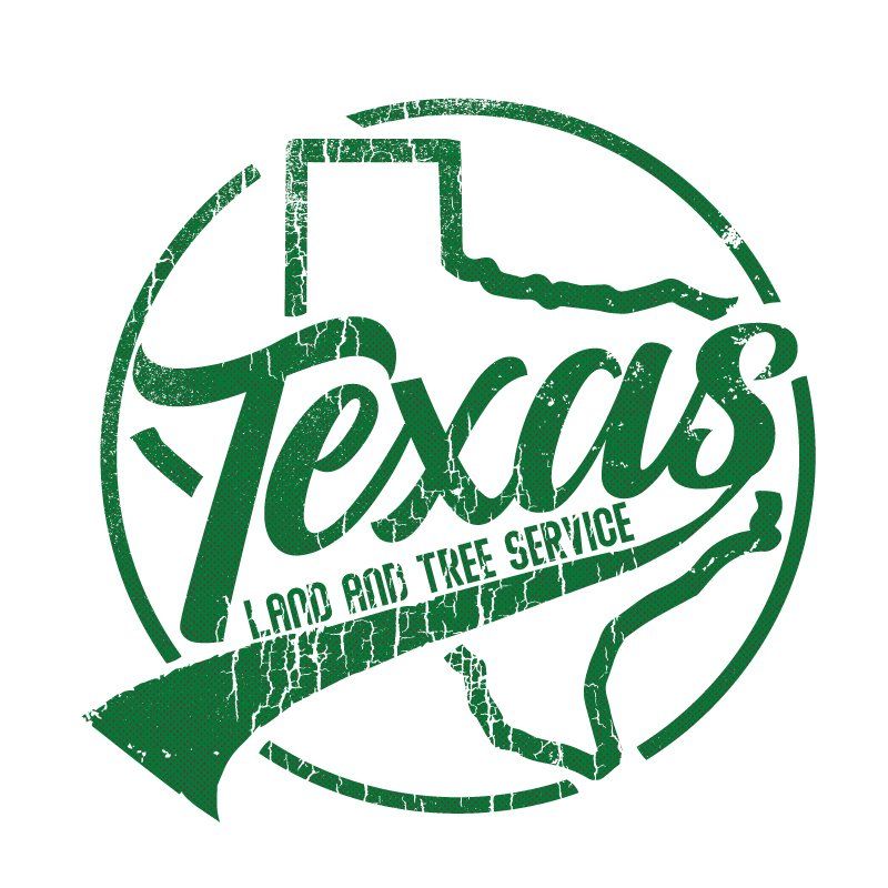 Green logo with the outline of Texas containing the word 