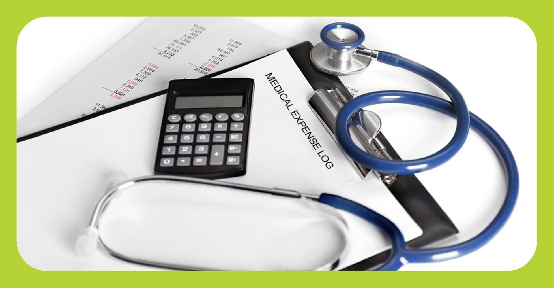Medical instruments and expense forms